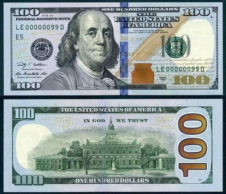 Tại sao tờ 100 USD lại in hình chân dung Benjamin Franklin?