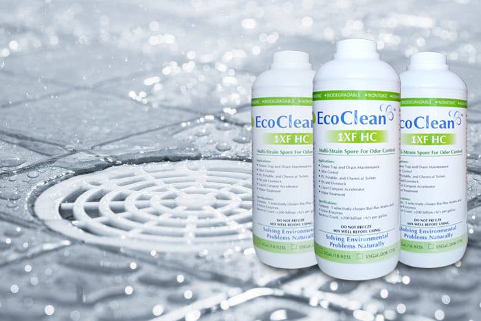 Vi sinh xử lý mùi khai, hôi thối thoát sàn, cống rãnh - EcoClean 1XFHC