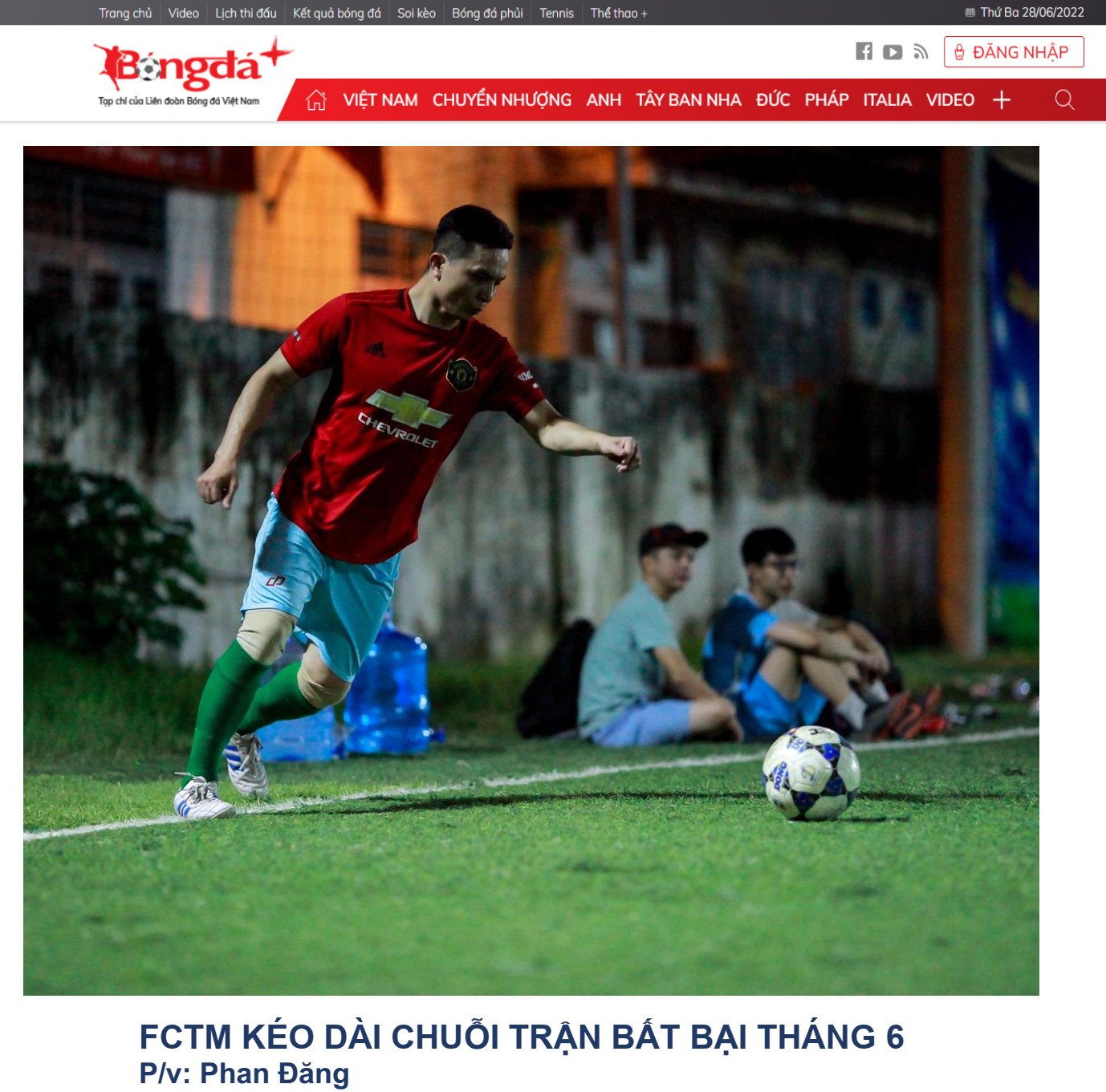 Giao hữu FCTM - FC Quỳnh Lưu