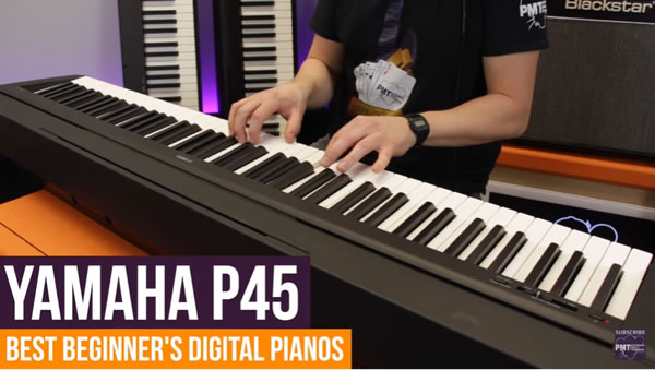 Review đàn piano điện Yamaha P45