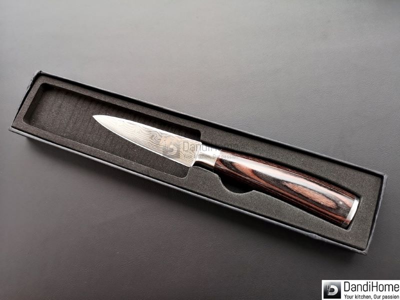 Dao bếp XYj Paring Knife 3,5″ 7Cr17MOV Damascus